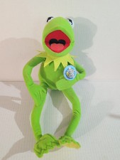 Vintage Kermit the Frog Nanco Plush Posable Bendable Muppets Jim Henson 16" Long