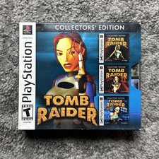 Tomb Raider Collectors' Edition (Sony PlayStation 1, 2002) Complete CIB
