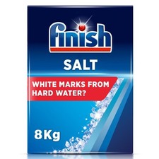 2 x Finish Dishwasher Salt 4kg Soften Water to Prevent Limescale & Watermarks 2.33 per kilo