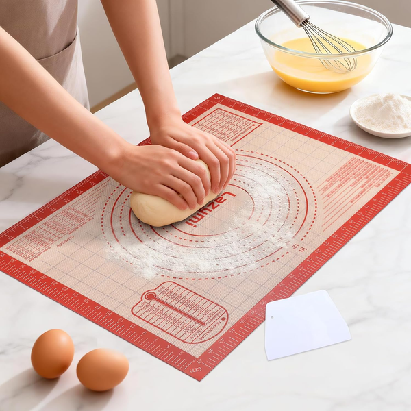 Dicke Antihafte Backmatte Backunterlage Silikon Rutschfeste Teigmatte-image