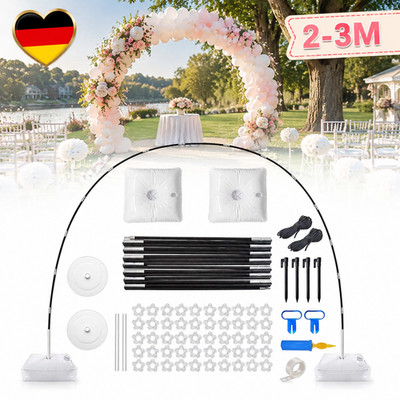 Ballonbogen Kit Herz Stabil Girlande für Gender Reveal Party Hochzeit