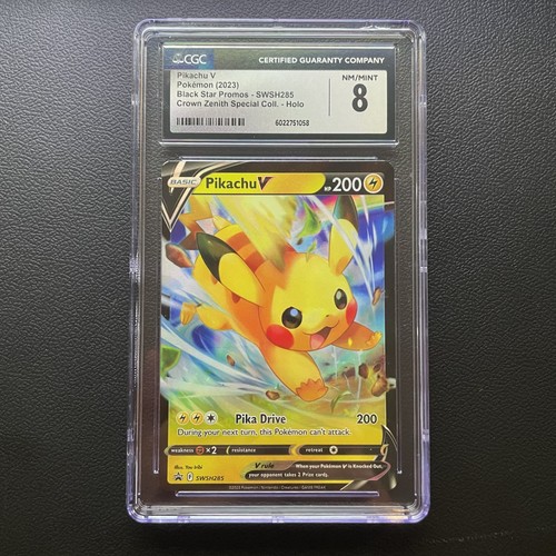 Pikachu V graded CGC 8 for sale on eBay