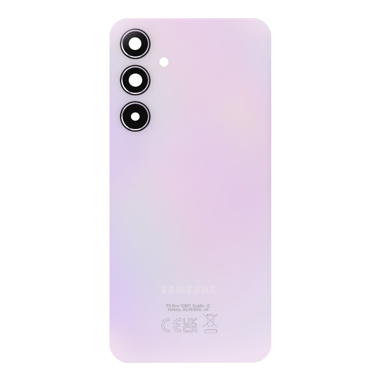Sublimez votre Galaxy A55 avec la Face Arrière Lavande d'Origine Samsung
