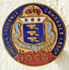 WW1 WW2 WORLD WAR TWO ? IOCA INDIAN ORDNANCE COMRADES ASSOCIATION REGIMENT BADGE