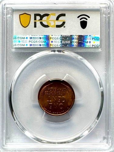 1939-D Lincoln Wheat Penny, MS 66 RB PCGS, NR. - Picture 2 of 2