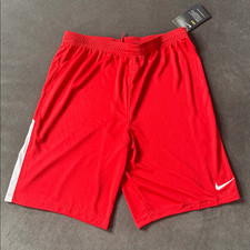 Nike Youth Unisex Red Sport Shorts Dri-Fit Size XL