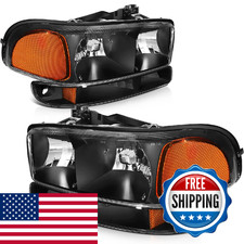 Lbrst Headlight Assembly Fit For Gmc Sierra 1500 1999-2006 For Gmc Sierra 1500