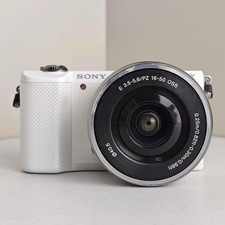 SONY Alpha a5000 Mirrorless Digital Camera Body W/ PZ 16-50mm 16-50mm Lens White