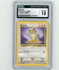 1999 POKEMON JUNGLE #56 MEOWTH CGC 10