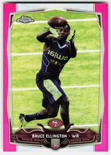 2014 Topps Chrome Pink Refractors Bruce Ellington Rookie #116 49ers RC,/399