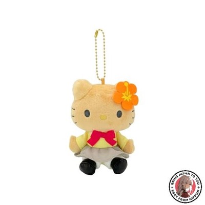 Nakajima Hello Kitty Mascot Collection Heisei Kogal Ganguro Plush Keychain New