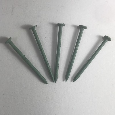 1 1/2'' Smooth Shank Colored Finish Nails; Terratone/Bronze; 1 lb Box