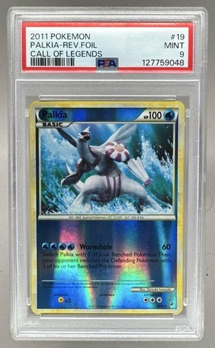 127759048 Palkia 2011 Pokemon Call of Legends #19/95 Reverse Holo PSA 9