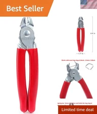 Durable 7-inch Pig Ring Pliers with Non-Slip Handles for Effortless Installation