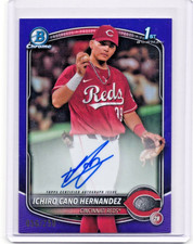 2025 Bowman Ichiro Cano Hernandez 1st Purple Auto #/250 #CPA-IC Cincinatti Reds
