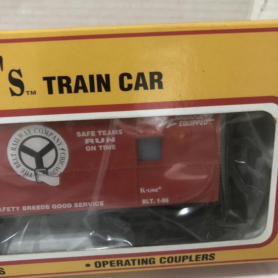 Belt Railway of Chicago 1996 1st QTR Safety Award Boxcar O Scale New Old Stock - Image 4 of 4