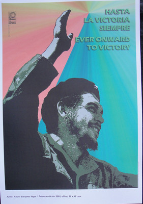 OSPAAAL Poster Che Guevara Hasta La Victoria Siempre Carteles Afiches CUBAN HERO