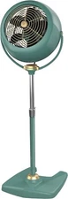 Vornado VFAN Sr. Pedestal Vintage Fan Retro Metal Standing Air Circulator for Co