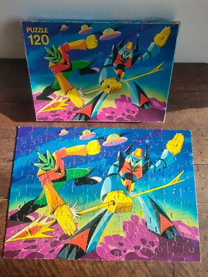 Atomic Robot 2 Puzzle Clementoni Clem Toys 120 Teile Vintage 1980's