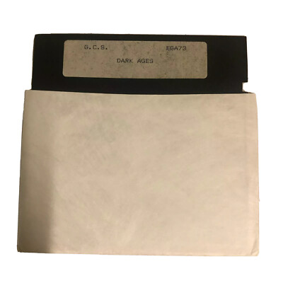 Dark Ages Vintage PC 5.25 Floppy Install Disk 1990's G.C.S. EGA73