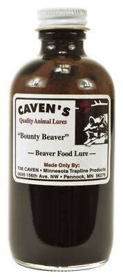 Caven's Bounty Beaver Lure 4 oz. Bottle Food Lure