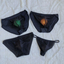 Mens Underpant Underwear Bikini Machine Washable Breathable Bulge Pouch