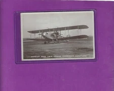 Handley Page Transport Ltd airways issued W.8 real photo   postcard