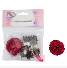 CraftbuddyUS Flower Making Kit - Camellia - Burgundy - BB01BY, Crafting