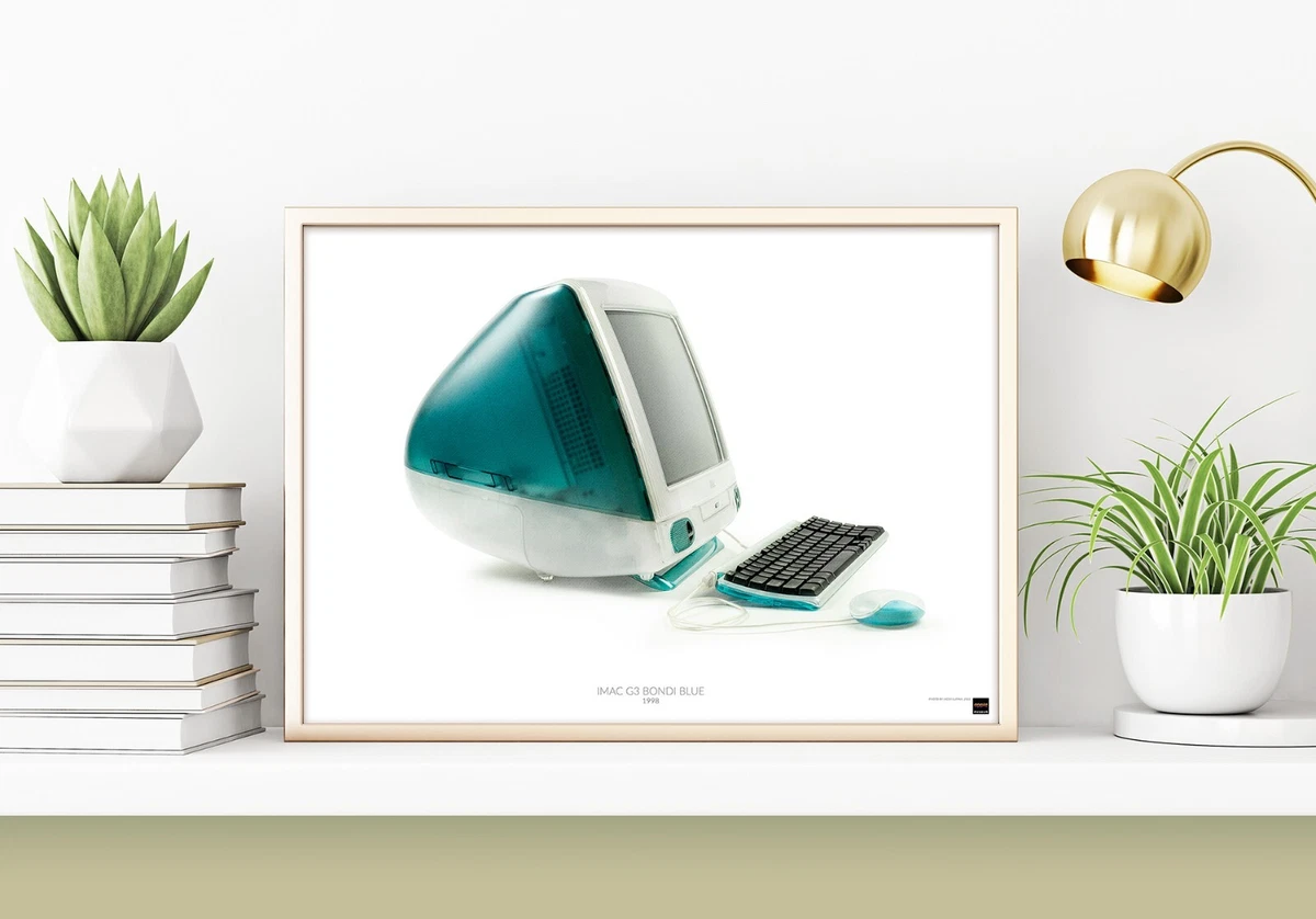 Apple iMac G3 Bondi Blue poster B 30x40cm