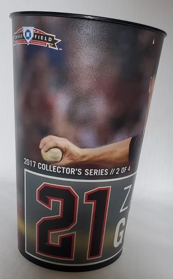 21 Zack Greinke Arizona Diamondbacks Plastic Cup 2017 Collector's Series 2 of 4 - Image 2 of 2