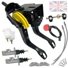 FITS ESCORT/SIERRA COSWORTH BRAKE BIAS PEDAL BOX CABLE CLUTCH CMB0352-KIT-LINES