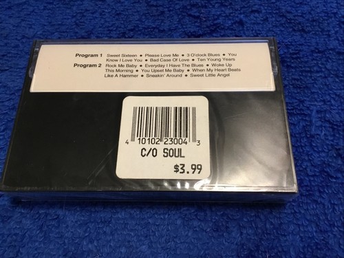 B.B. KING "THE ORIGINAL SWEET SIXTEEN" CS TAPE SEALED UNITED USA Blues NEW - Picture 3 of 3