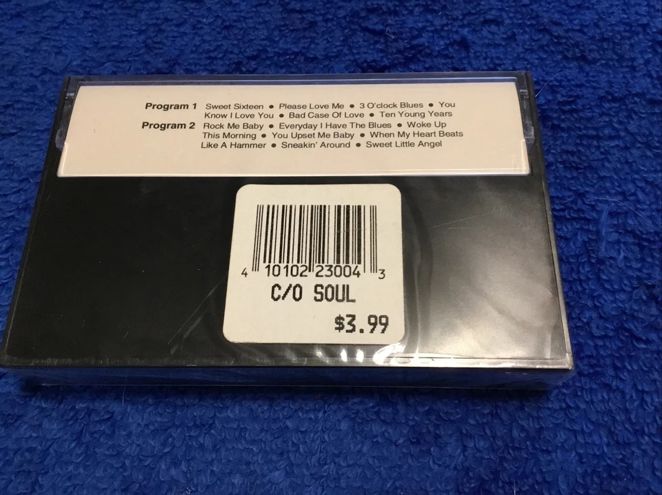 B.B. KING "THE ORIGINAL SWEET SIXTEEN" CS TAPE SEALED UNITED USA Blues NEW - Image 3 of 3