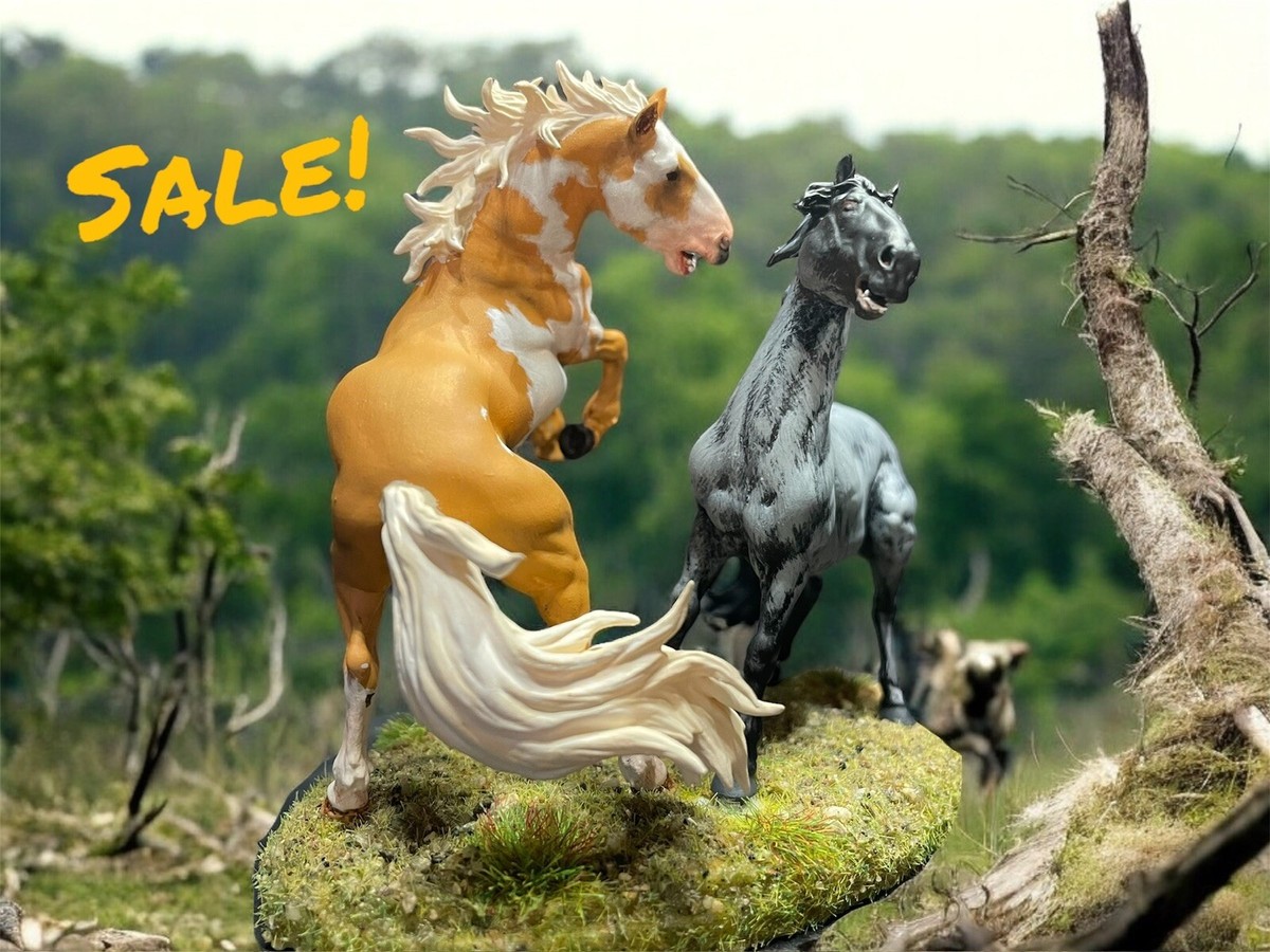 On Sale!! OOAK CM Custom Resin Model Horses Like Breyer “Wild - Main Image