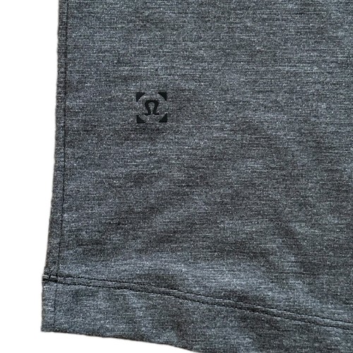 Lululemon Evolution Polo Shirt Mens Sz Large Gray Short Sleeve Stretch - Picture 4 of 5
