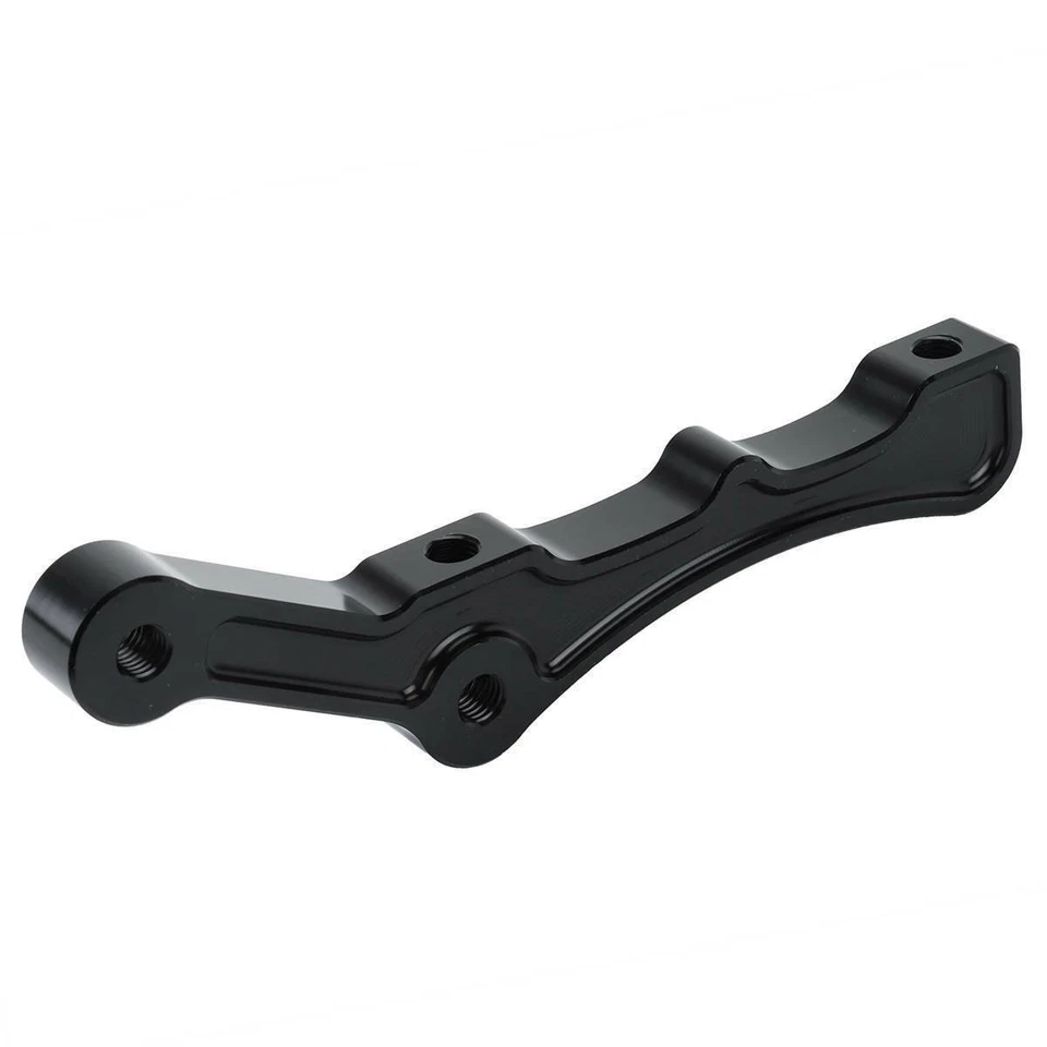 Soporte de pinza negro freno radial disco delantero pinza de freno montaje apto para Harley Foto 2 de 4