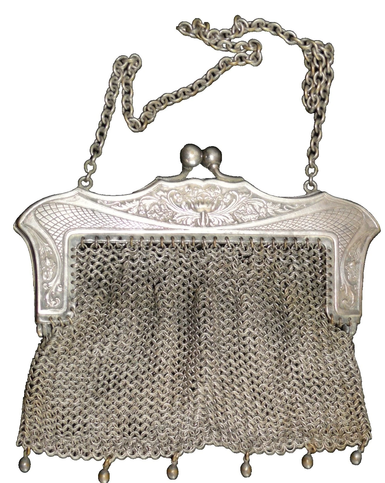 Bolso Bolsas Vintage Plata Victoriano, Bolsos y estuches
