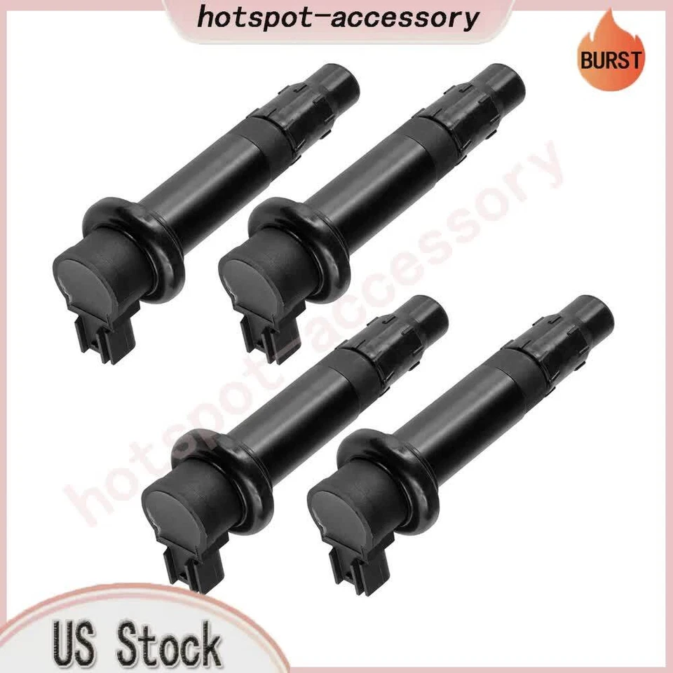 4 Ignition Coil For Yamaha YZF-R6 YZFR6 2008 2009 2010 2011 2012 2013 2014-2016 - Imagem 3 de 4