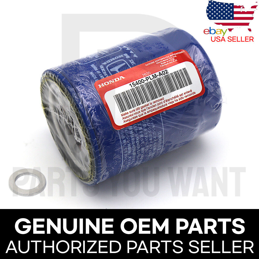 GENUINE OEM HONDA OIL FILTER 9 PACK w / WASHERS 15400PLMA02 + 94109
