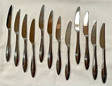 Lenox Stainless Steel Flatware SCULPT Pattern 18/10 DINNER KNIFE 9”  CHOOSE 1-12