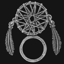DREAM CATCHER SUNGLASS HOLDER PIN BIKER  PIN