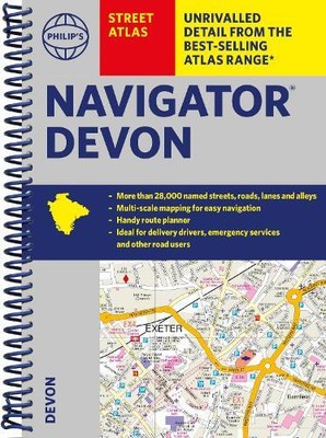 Philip's Maps Philip's Navigator Street Atlas Devon (Spiral Bound)