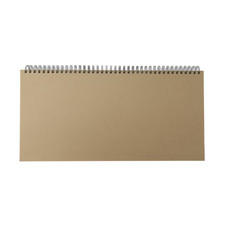 MUJI craft desk notebook schedule 350 x 170 mm