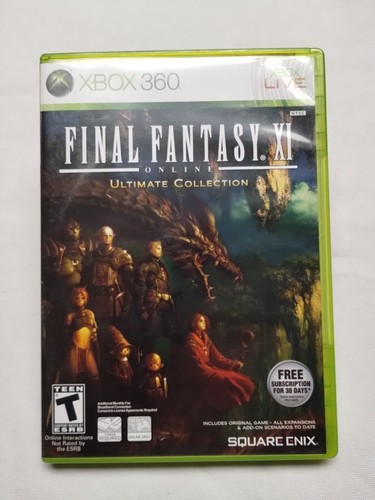 Final Fantasy XI Online Sur Xbox 360 - Version Française - Jeu Rare Et Complet - Bon état