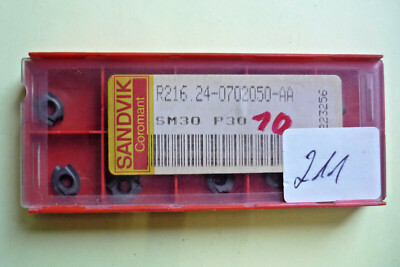 10 Stck. Sandvik Gewindeplatten R216.24-0702050-AA SM30