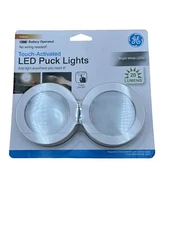 LED Puck Lights Touch Activated ON/OFF Battery Operated Bright White 20 Lumens