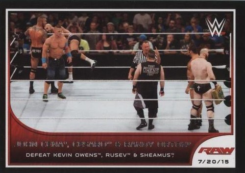 2015 WWE Road to Wrestlemania #67 John Cena | eBay
