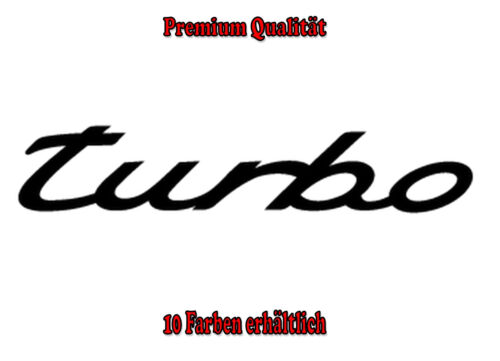Turbo Schriftzug Aufkleber Sticker Auto Tuning Styling Bike (139) - Bild 1 von 1