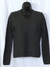 APT. 9 Grey Cashmere V-Neck Sweater 33 In Chest 21 In Long Sz S EXC
