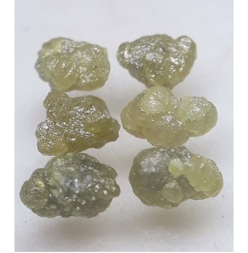 4.75 Ct,Natural Fancy Rough Diamond,Lighit Green Raw Diamond,Uncut ...